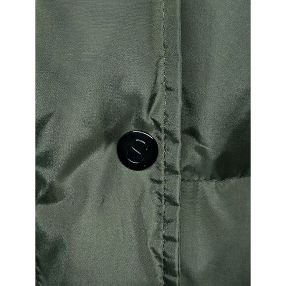 S13 Women's Harper Hooded Maxi Puffer Coat in Military Size S (MSRP $600) - Picture 5 of 11